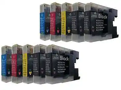 10 Ink Cartridges Compatible With Brother MFC J430W J625DW J825DW LC1220 • $19.19