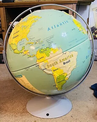 VINTAGE Nystrom 16   READINESS ROTATING Tilt GLOBE Topographical 33R-47 • $84.99