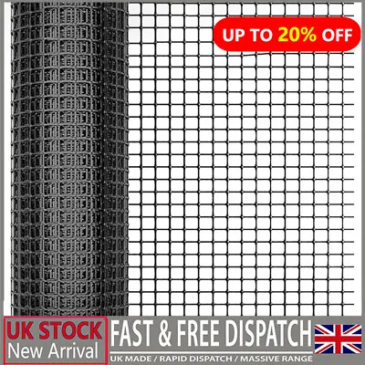 10M PVC Coated Chicken Mesh Fencing Garden Barrier Garden Plastic Fence Net UK • £13.29