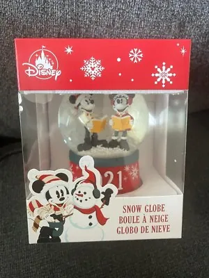 BRAND NEW SEALED Mickey Minnie Mouse Snow Globe Disney Store 2021 NICE! • $14.99