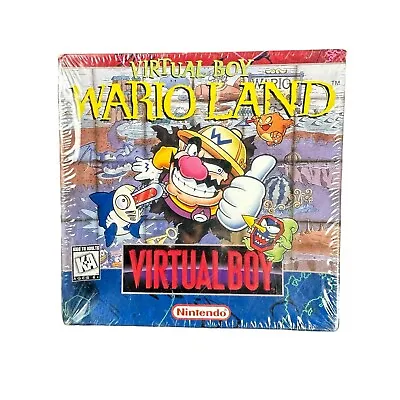 Wario Land Nintendo Virtual Boy Brand New Factory Sealed Nintendo 1995 • $345.85