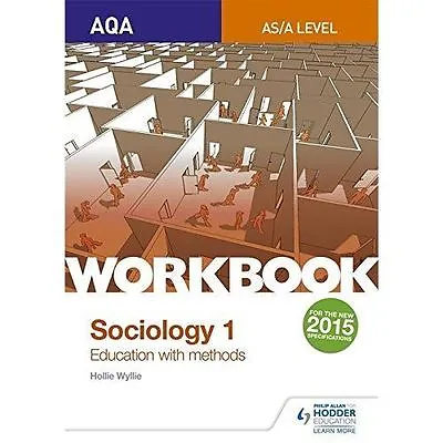 Aqa Sociology For A Level Workbook 1: Education With Methodsworkbook 1 By  • £2.76