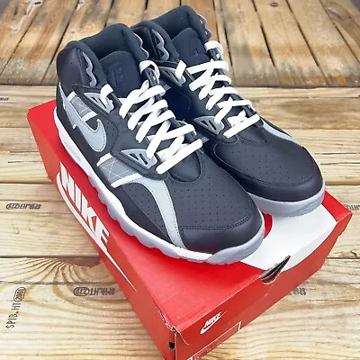 Nike Air Trainer SC High Raiders 2022 Sneaker Mens 11.5 Black Gray Retro Classic • $92.96