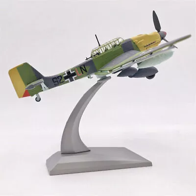 WLTK German Junkers Stuka Ju-87B Dive Bomber 1/72 Diecast Aircraft Model Gift • $28.69