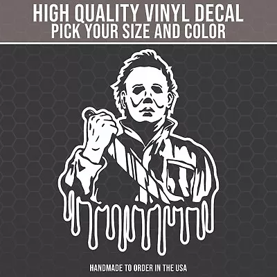 Horror Decal Michael Myers Halloween Decal Michael Myers Mask Sticker For Car • $7.99