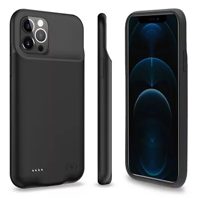$63.64 • Buy Smart Battery Case Cover Power Bank For IPhone 12 Mini 11 Pro XS Max Super Slim