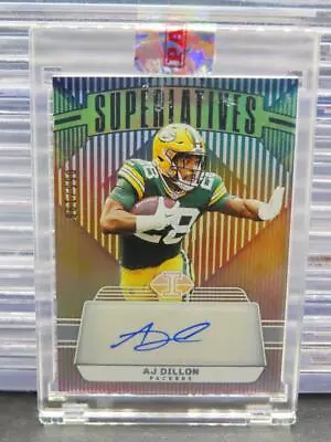 2023 Illusions AJ Dillon Superlatives Auto Autograph #55/199 #S-ADN Packers • $2.34