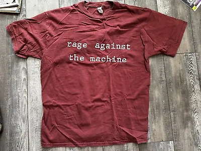 Vintage Rage Against The Machine Molotov Cocktail T-Shirt Size XL Well Worn • $145