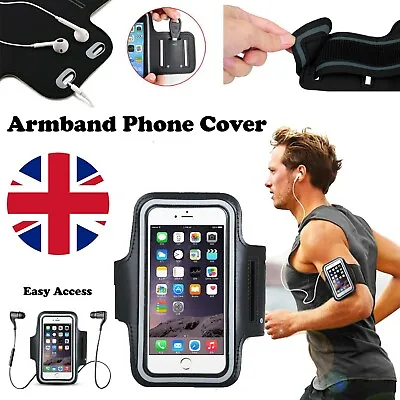 Sports Armband For IPhone 13 12 11 Pro X SE Touchscreen Waterproof Phone Holder • £3.98