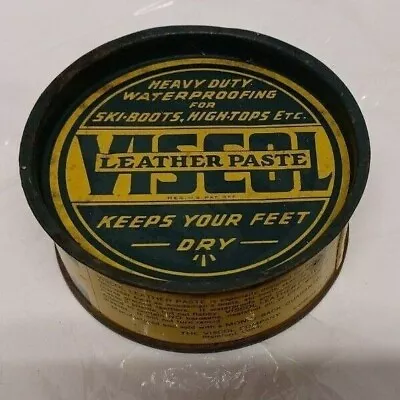 Vintage Pre-Owned Viscol Leather Paste Can/ Tin • $20