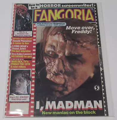 Fangoria Horror Magazine #80 1989 I Madman The Fly II Pet Sematary Warlock • $10