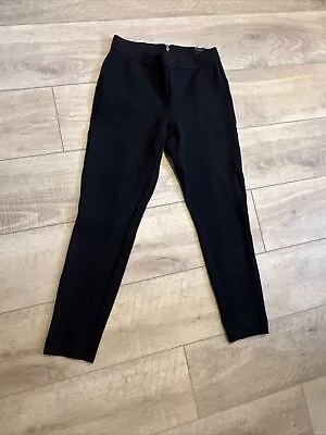 J. CREW Black PIXIE PANT Skinny Ponte Stretch Back-Zip Leggings Small Fit XS* • $10