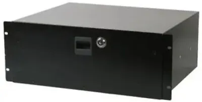 £69.95 • Buy Pulse 19 Inch 4U Locking Rack Drawers - Studio Storage, Microphone Storage & PA
