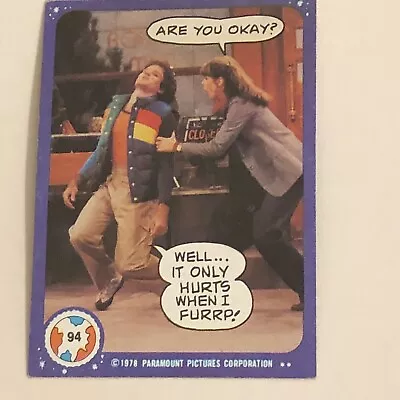 Mork And Mindy Trading Card #94 1978 Robin Williams Pam Dawber • $1.61