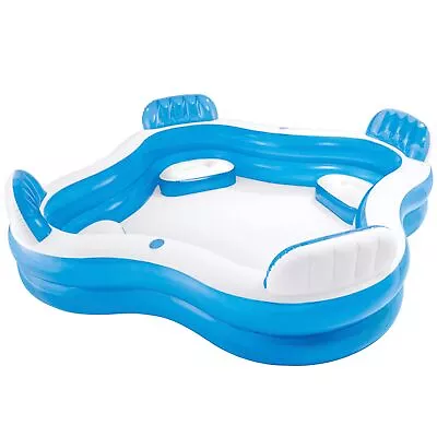 Intex 56475NP - Inflatable Swim Center Family Lounge 90 X 90 X 26 Inches - BNIB • £32.58