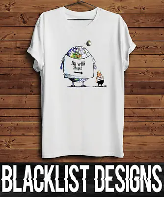  I'm With Stupid T Shirt | Custom | White | Unisex | Hipster | New | Global  • £14.99