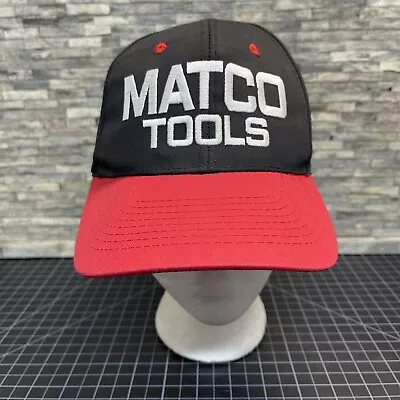 MATCO TOOLS RACING Baseball Cap Red Black White Adjustable Hat Sport Service AB • $9.99