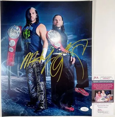 WWE Matt Hardy & Jeff Hardy Signed Hardy Boyz 11x14 Photo S Autograph JSA COA • $124.95