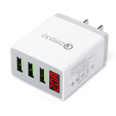 3-Ports Fast Wall Charger Charging Block Phone USB Cube For IPhone IPad Samsung • $6.65