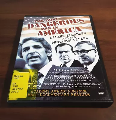 The Most Dangerous Man In America DVD (Used With Stickers) Daniel Ellsberg Doc • $18.95