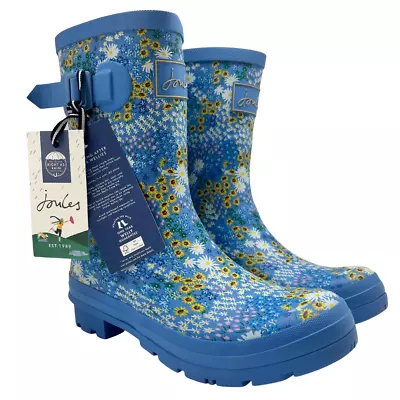 Joules Women's Rain Boot Molly Welly Size US 7 • $28.76