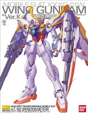 $59.99 • Buy Bandai 1/100 MG Gundam Wing XXXG-01W Wing Gundam Ver Ka. Model Kit USA IN STOCK