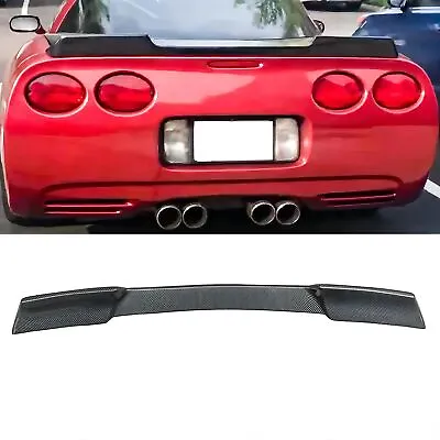 Carbon Fiber Look Rear Wing Fits For Corvette C5 ZR1 Extended Style 1997-2004 • $150