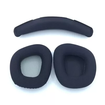 Black Ear Pad Replacements For Corsair VOID PRO ELITE Skywalker Headphones • £7.36