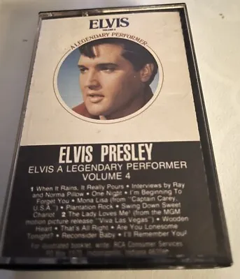 Elvis Presley A Legendary Performer Volume 4 Cassette ~ 1983 • $20