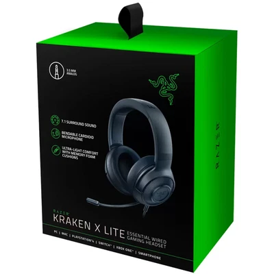 $79.95 • Buy Razer Kraken X Lite Essential Wired Gaming Headset Brand New