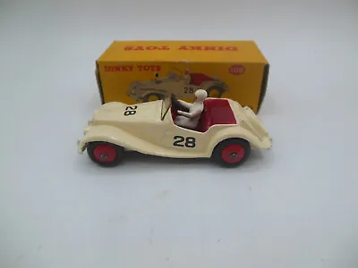Dinky Toys 108 MG Midget In White RN 28  Original & Superb VN Mint • £165
