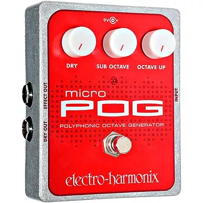 Electro-Harmonix XO Micro POG Polyphonic Octave Generator Guitar Effects Pedal • $244.90