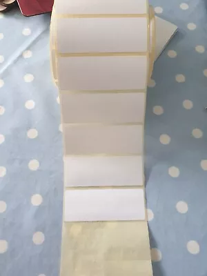 Plain White Sticky Labels Address 100 101mm X 38mm • £1.99