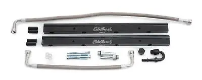 Edelbrock Gen III Fuel Injector Rail Kit -6 AN Black Anodized For Chrysler HEMI • $399.99