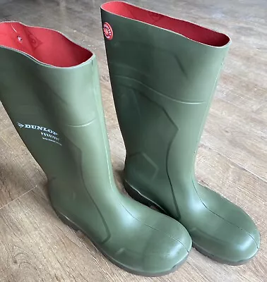 Dunlop Purofort Thermo Safety Wellies Size 9 (43) Wellington Boots Men’s • £45