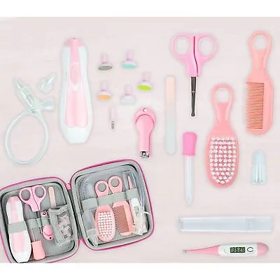 18PC Baby Girl Healthcare Grooming Kit With Electric Nail File Trimmer • $24.99