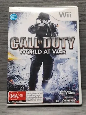 🇦🇺 Call Of Duty: World At War For The Nintendo Wii - VGC/AUS/PAL/Complete • $11.95