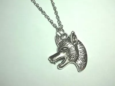 Wolf Head Pendant Necklace Tribal Jewelry Men's Necklace Women's Jewelry • $10