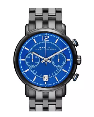 Marc By Marc Jacobs Fergus MBM5064 Silver Stainless-Steel Quartz 42mm Watch 1938 • $216.75