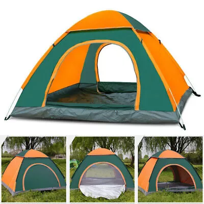 4-5 Man Full Automatic Pop-Up Camping Tent Waterproof Outdoor Family Hiking Tent • $38.96