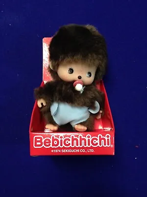 BEBICHHICHI BABY Boy 5.75  Sekiguchi Monchhichi Monkey Doll Anime Pacifier New • $59.99