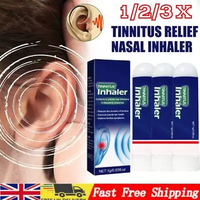 Echo Ease Tinnitus Inhaler Tinnitus Relief Tinnitus Patch Nasal Ease Inhaler UK • £5.99