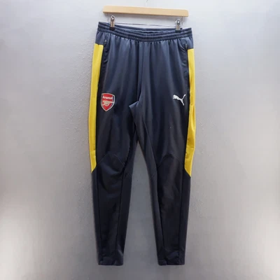£19.88 • Buy Arsenal FC Track Pants Large Grey Logo Tracksuit Bottoms Puma Football Mens