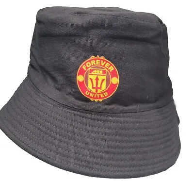 Manchester United Forever United Black Bucket Hat • £10.99