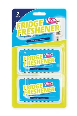 £3.39 • Buy Fridge Freshener Fresh Smell Long Lasting Eliminates Bad Odour Kitchen Twin Pack