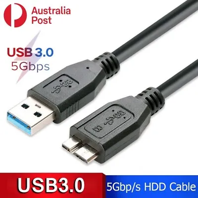 $3.95 • Buy 0.3m - Super High Speed USB 3.0 A Male To Micro B Male Extension Cable