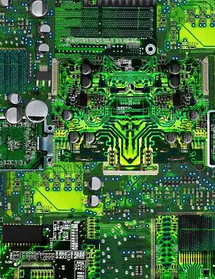 $5.99 • Buy CIRCUIT BOARD BY TIMELESS TREASURES COMPUTER TECHNOLOGY GEEK COTTON Fabric HY