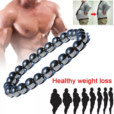 Fashion Titanium Steel Bracelet Magnetic Man Charm Masculinity Leather Bracelets • $5.99