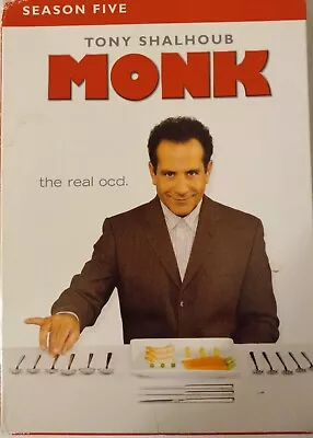 Monk TV Series - Season 5 - 4 DVDs - DVD1133 • $10.95