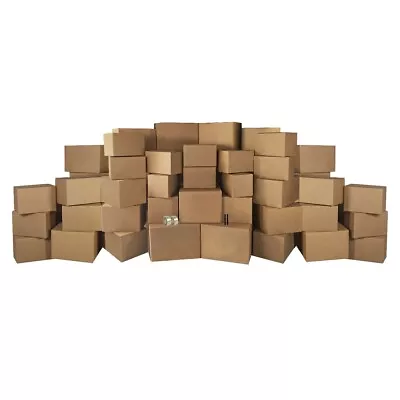 UBMOVE Moving Boxes 5 Room Economy Kit 52 Boxes Plus Packing Supplies • $175.95